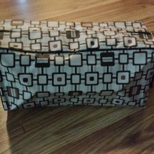 Bag for Shaving Cosmetic Hair Tools New Bag With Handle & Zipper Top 10" L 4"